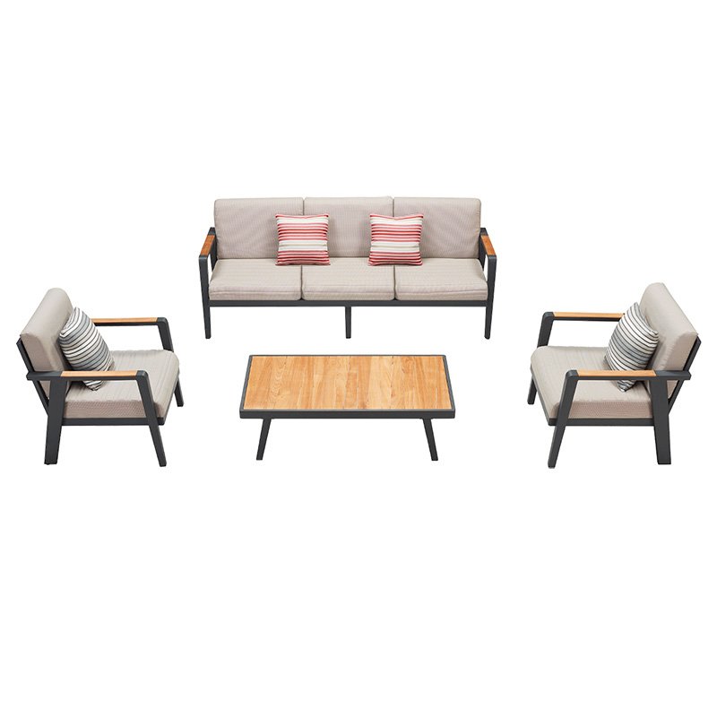 Meridien kerti garnitúra (asztal, kanapé, 2db fotel)